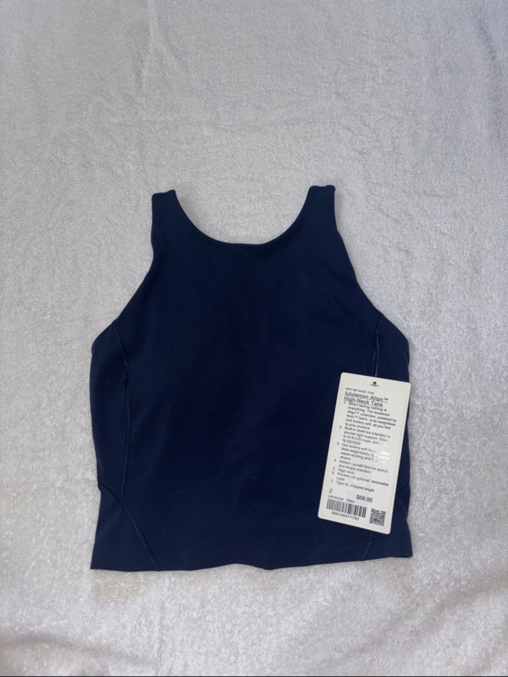NWT lululemon align high neck tank top